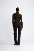 Rigmor Avalina Rib R Pullover - Forest Night
