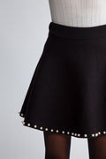 Yastucca Hmw Pearl Knit Skirt S. - Black