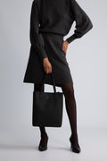 Ann Mini - Grain Leather Black