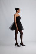 Envelope1976 Swan Dress Short - Svart