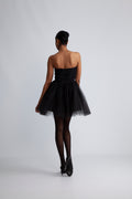 Envelope1976 Swan Dress Short - Svart
