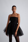 Envelope1976 Swan Dress Short - Svart