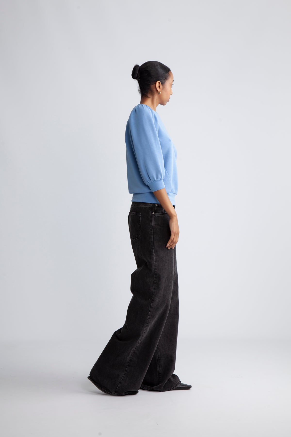 Tenny 3/4 Sweatshirt - Cornflower Blue