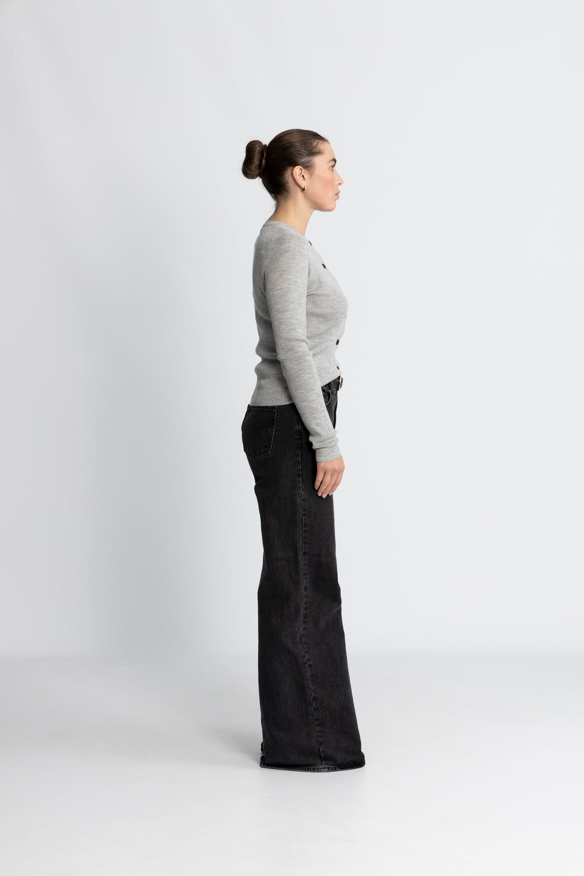Rigmor Avalina Ribbkofta - Light Grey Melange