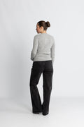 Rigmor Avalina Ribbkofta - Light Grey Melange