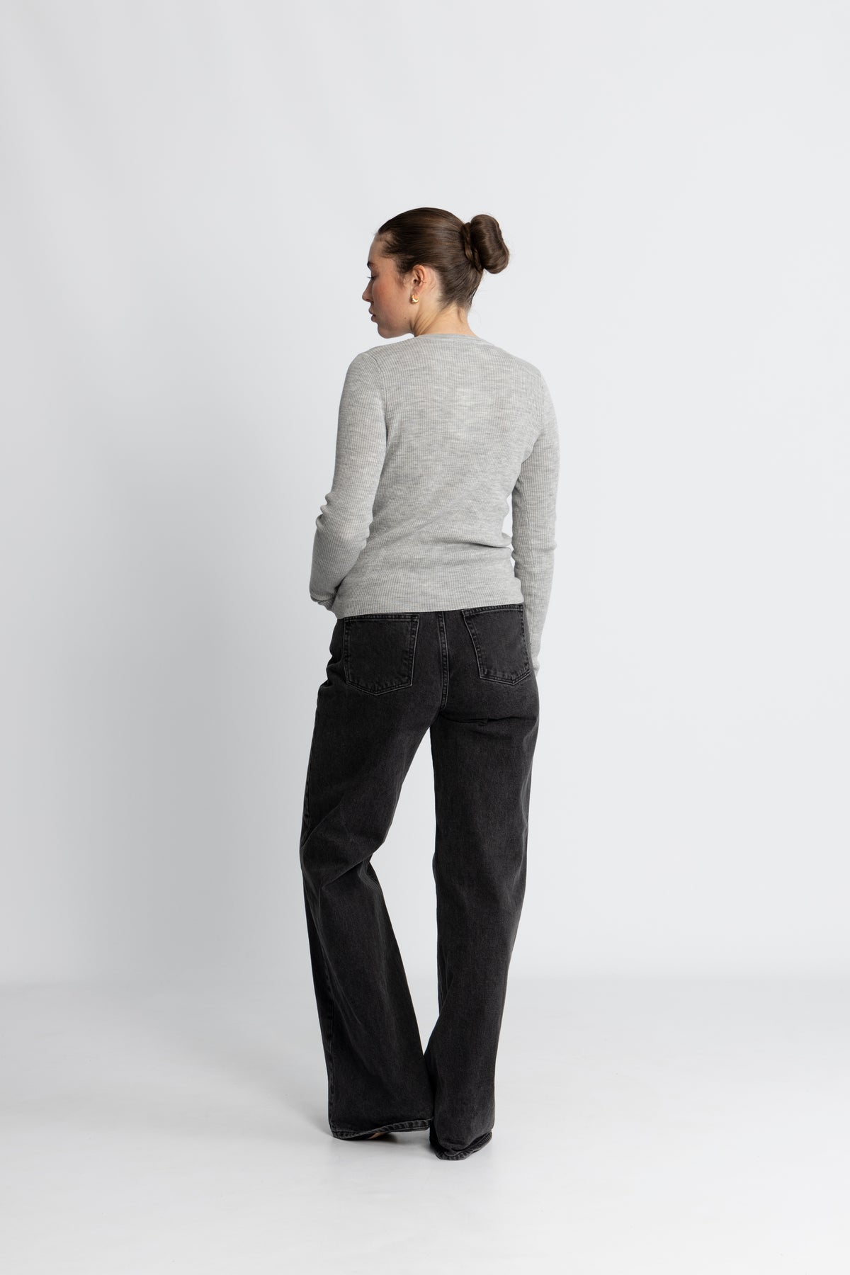 Rigmor Avalina Ribbkofta - Light Grey Melange