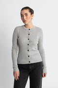 Rigmor Avalina Ribbkofta - Light Grey Melange