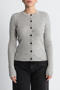 Rigmor Avalina Ribbkofta - Light Grey Melange