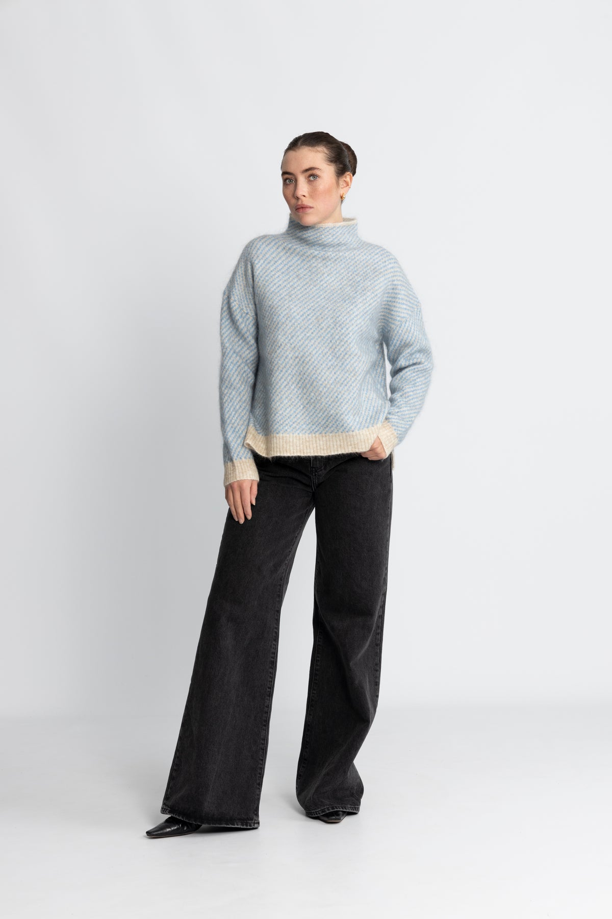 Capella Knit T-Neck - Marina