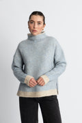 Capella Knit T-Neck - Marina