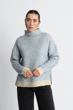Capella Knit T-Neck - Marina