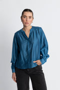 Denny Romina Shirt - Vallarta Blue