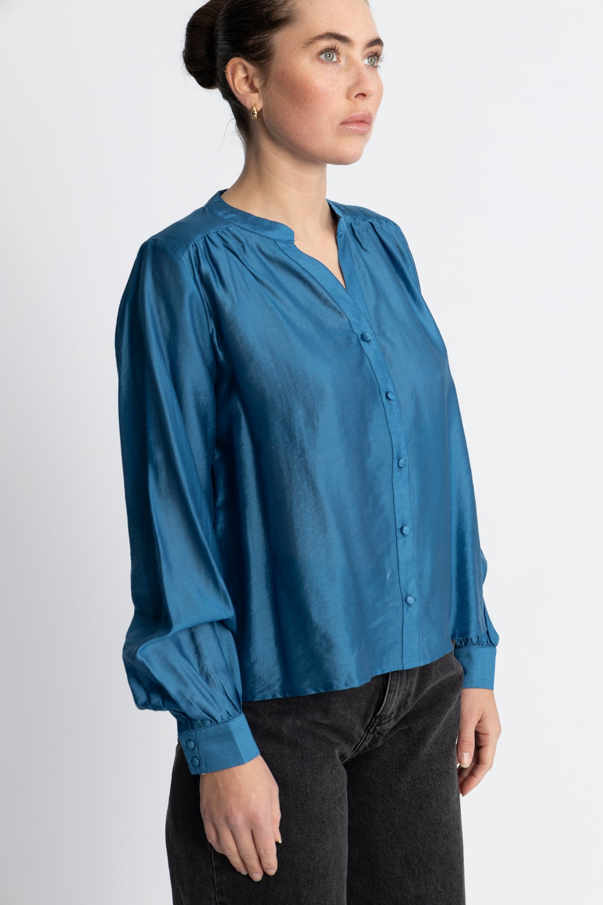 Denny Romina Shirt - Vallarta Blue