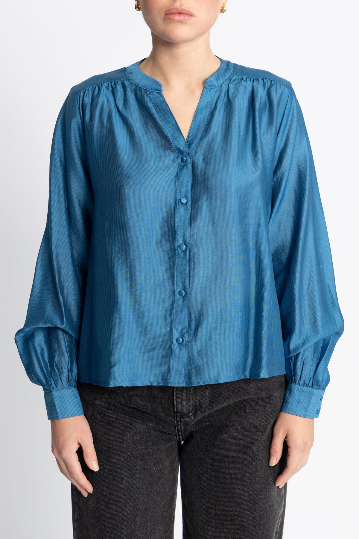 Denny Romina Shirt - Vallarta Blue