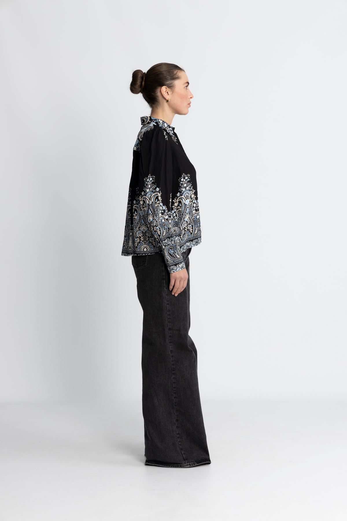 Yasbirma Ls Skjorta - Black Birma Print