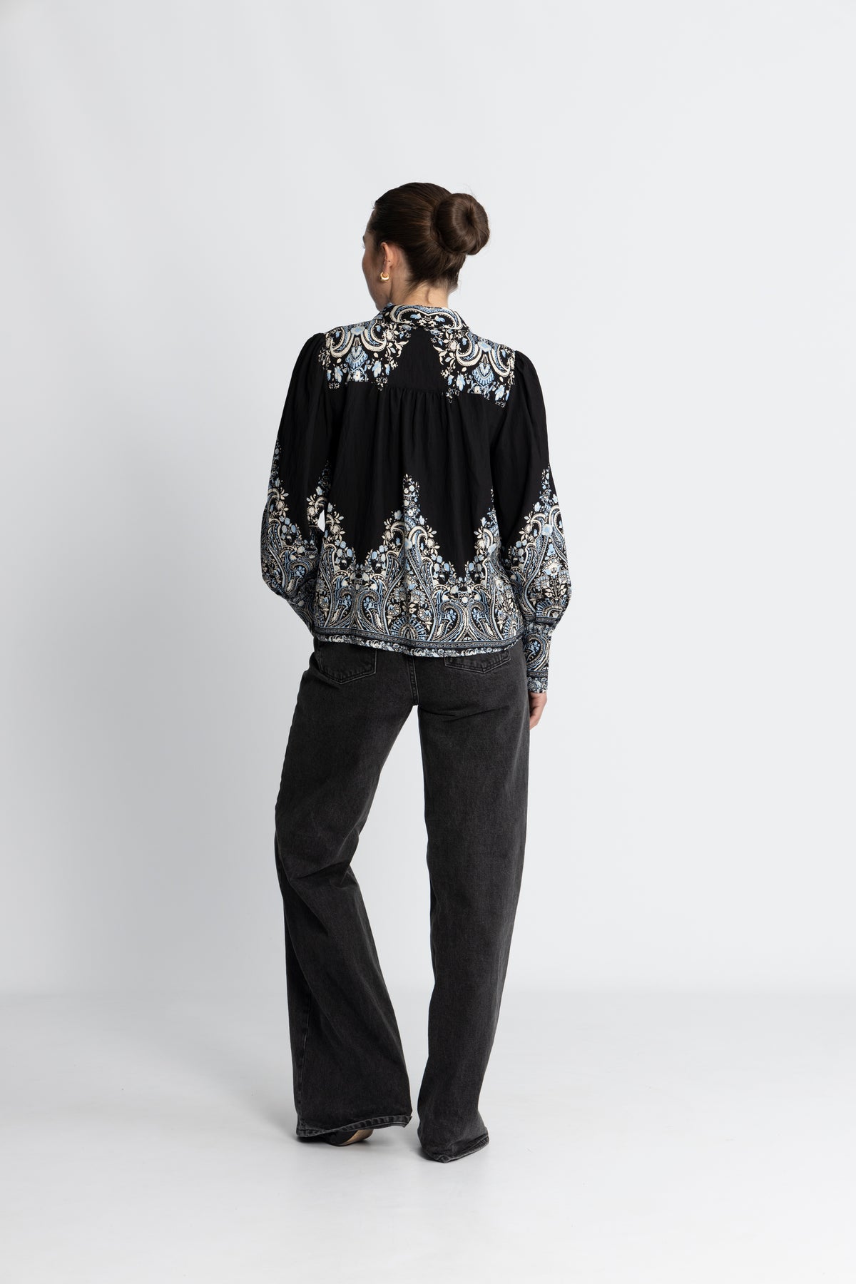 Yasbirma Ls Skjorta - Black Birma Print