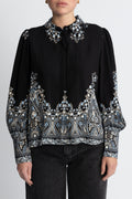 Yasbirma Ls Skjorta - Black Birma Print
