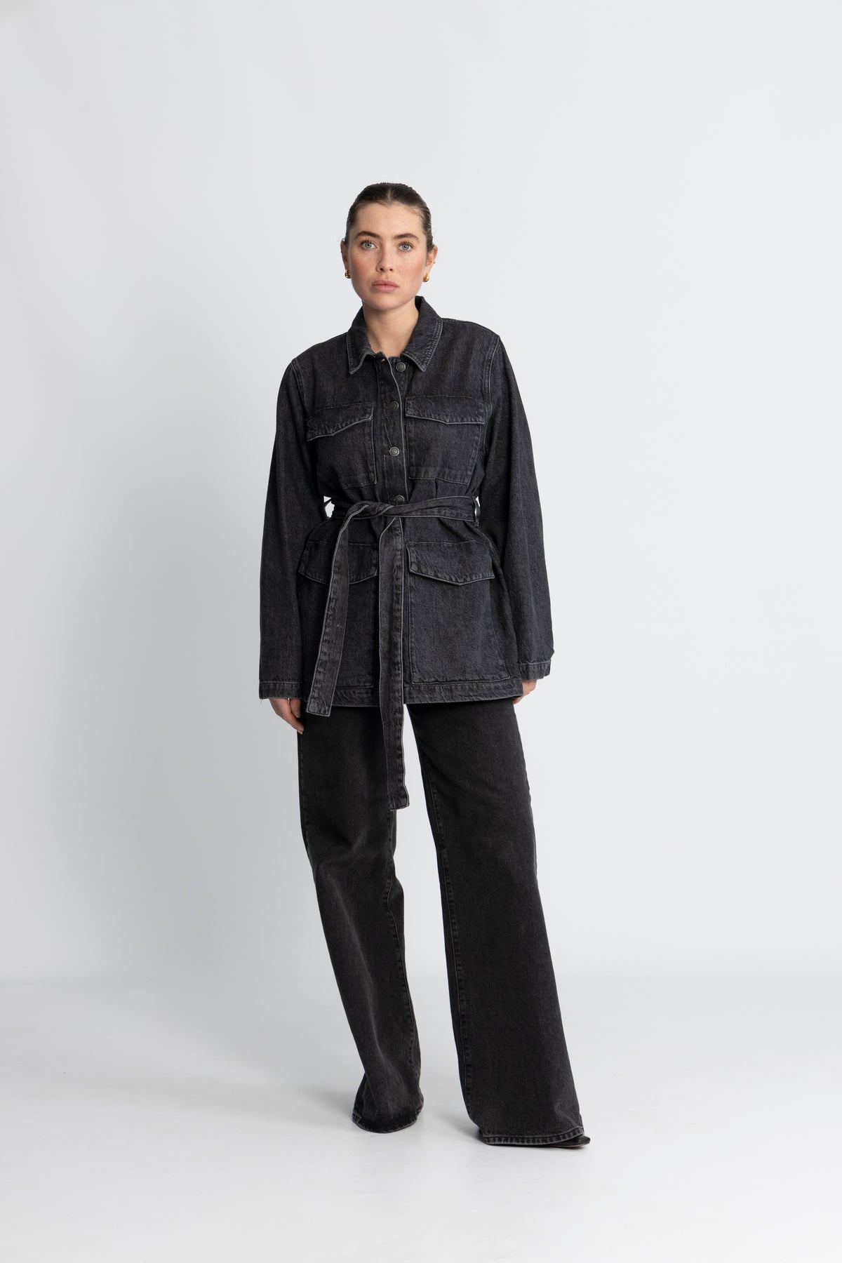 Harper Ls Denim Jacket - Svart