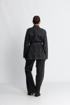 Harper Ls Denim Jacket - Black
