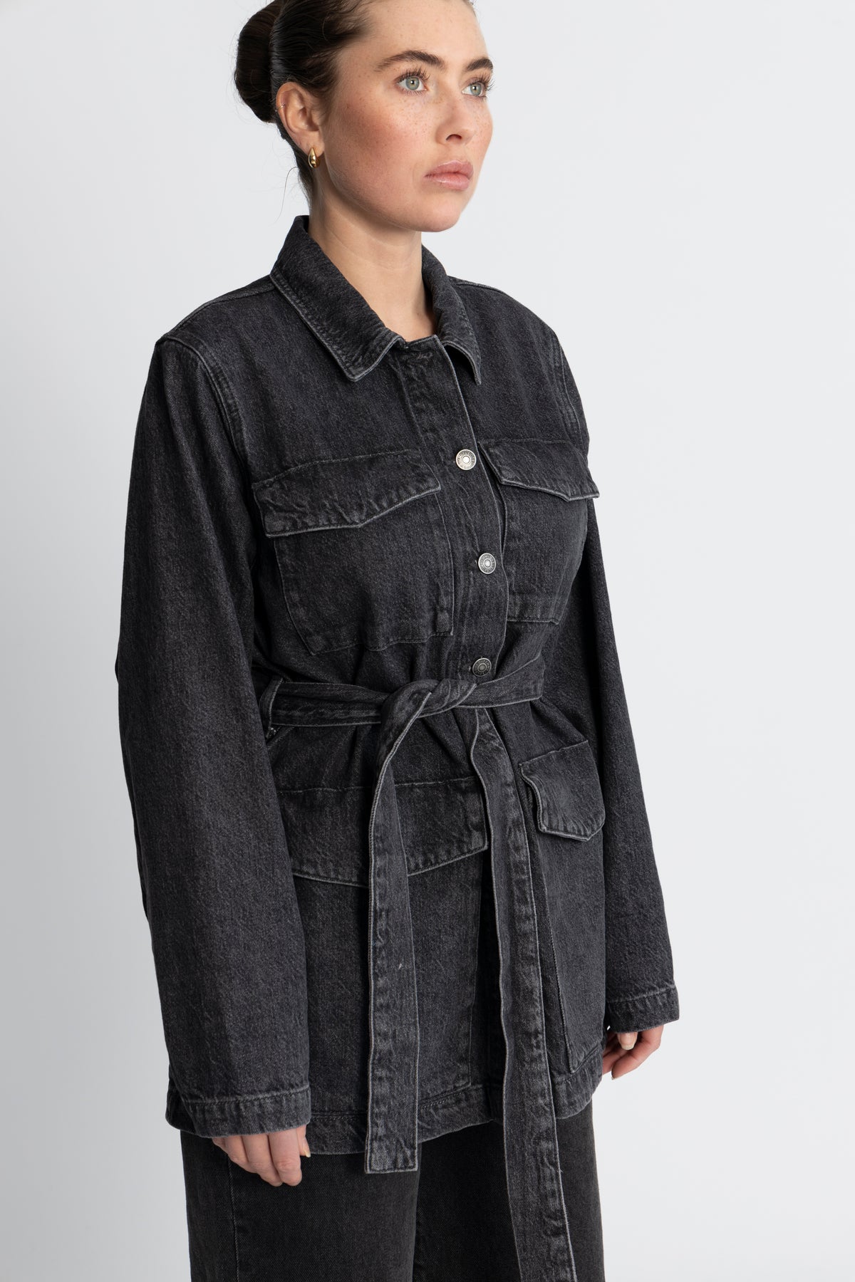 Harper Ls Denim Jacket - Svart