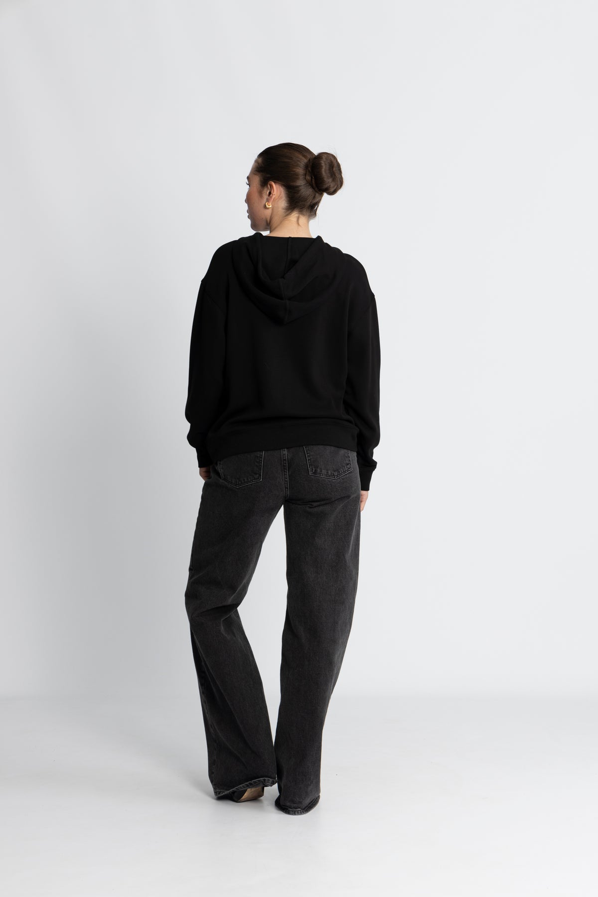 Ima Q Icon Hood Sweatshirt - Svart