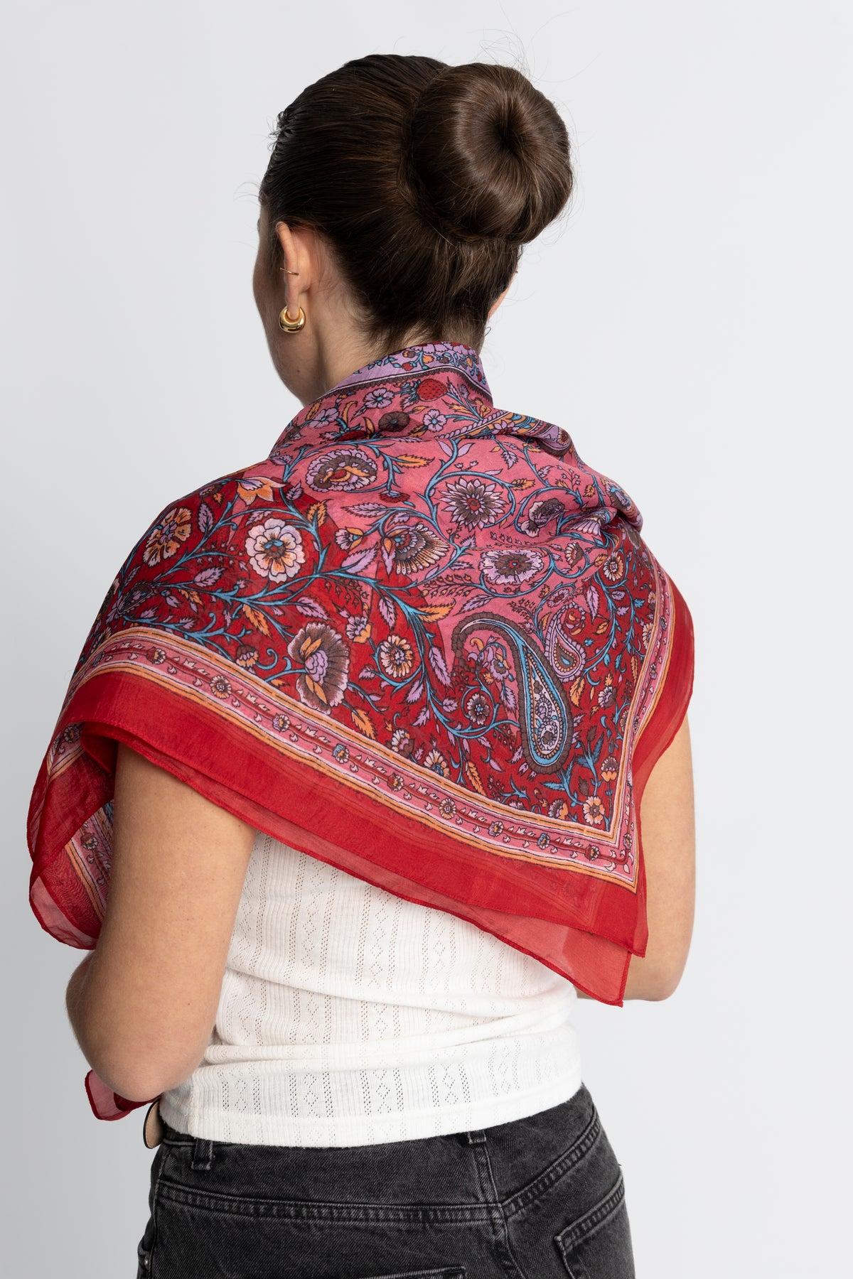 Rosaisley Sia Scarf - Salsa Red