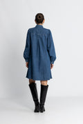 Elena Skjortklänning - Mid Blue Wash