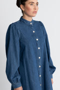 Elena Skjortklänning - Mid Blue Wash