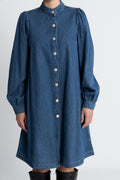 Elena Skjortklänning - Mid Blue Wash