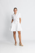 Aurora Dress - Sockervit Poplin