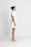 Aurora Dress - Sockervit Poplin