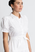 Aurora Dress - Sockervit Poplin