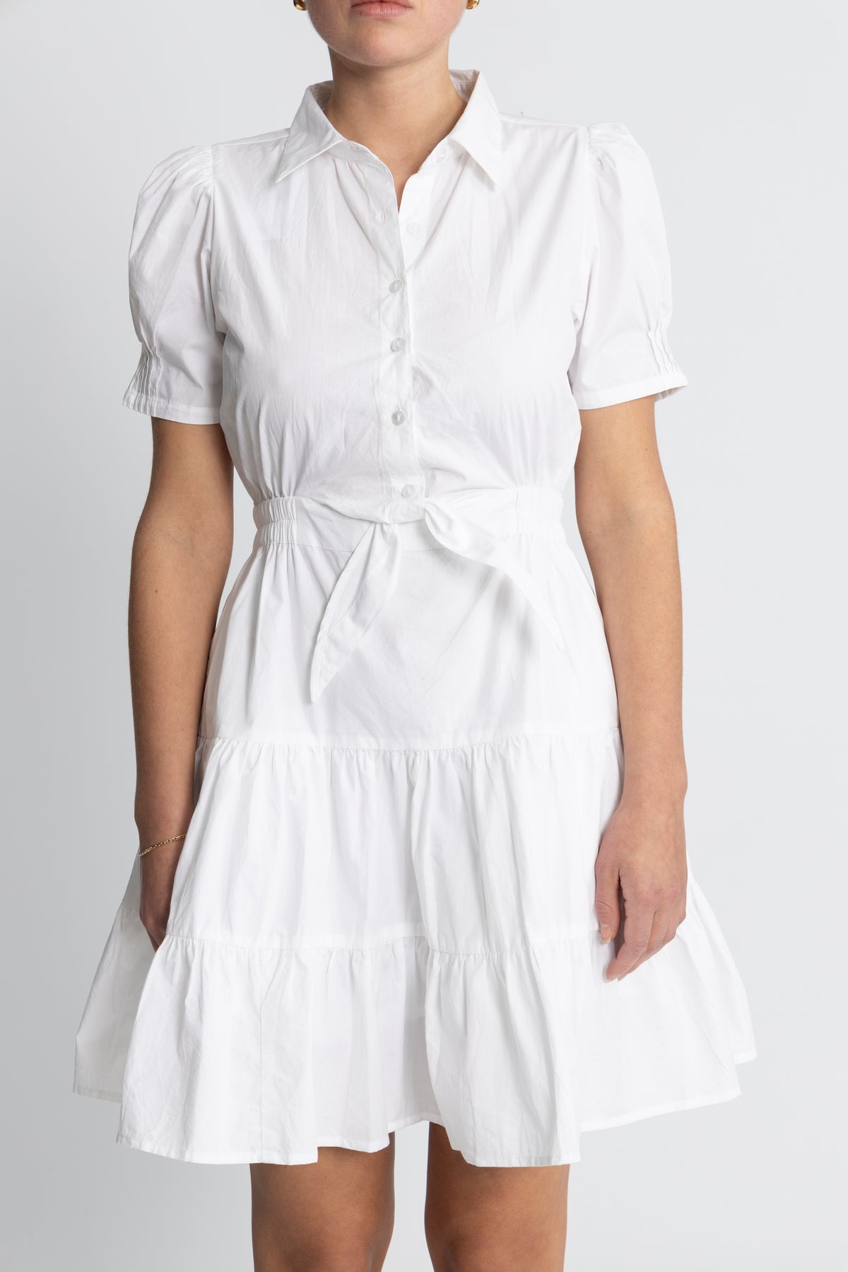 Aurora Dress - Sockervit Poplin