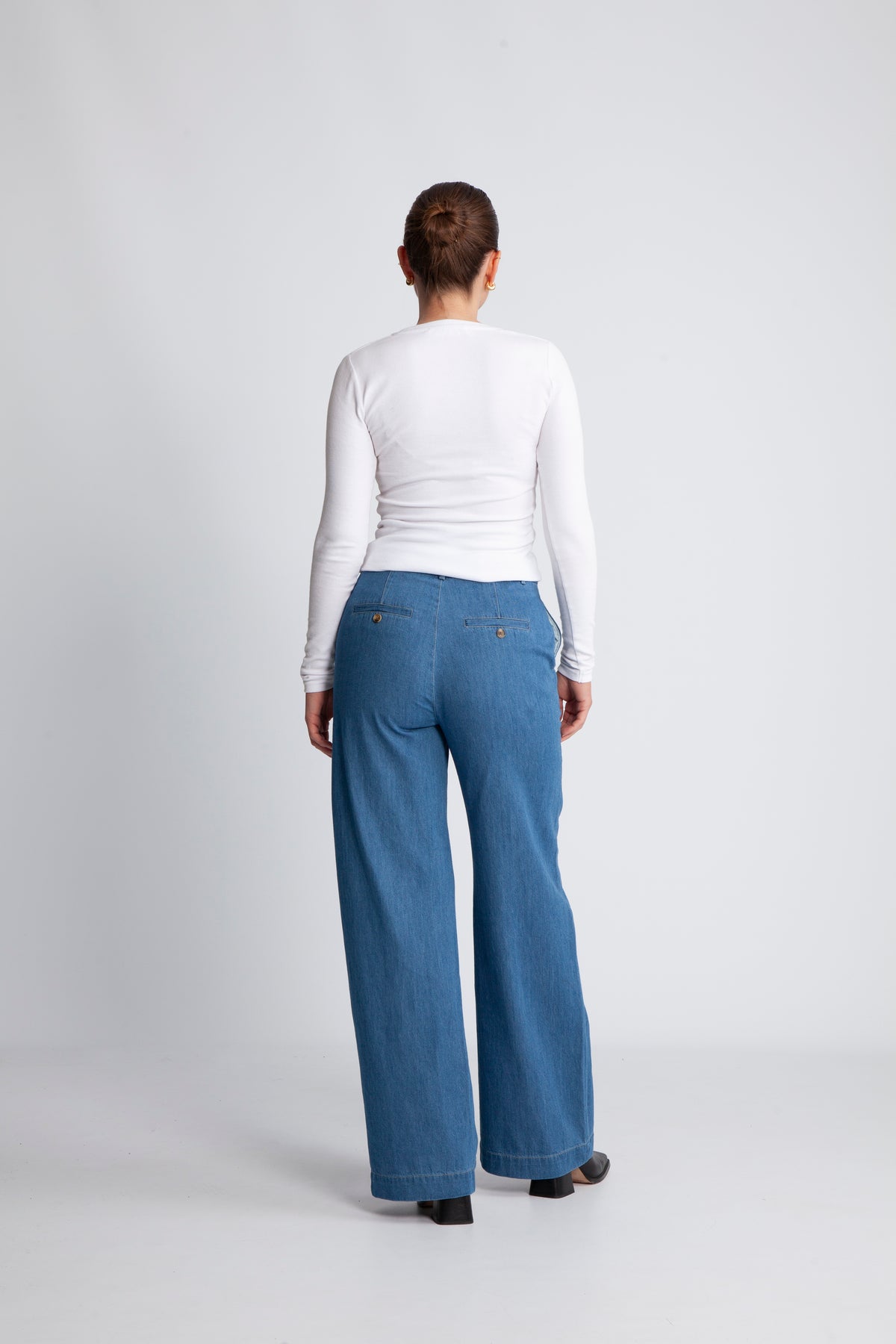 CoraliePW PA - Mellanblå Denim