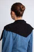 Marie Narrow Cashmere Scarf - Black