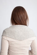 Marie Narrow Cashmere Scarf - Light Grey Melange