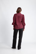 Ailacc Petra V-Shirt - Burgundy