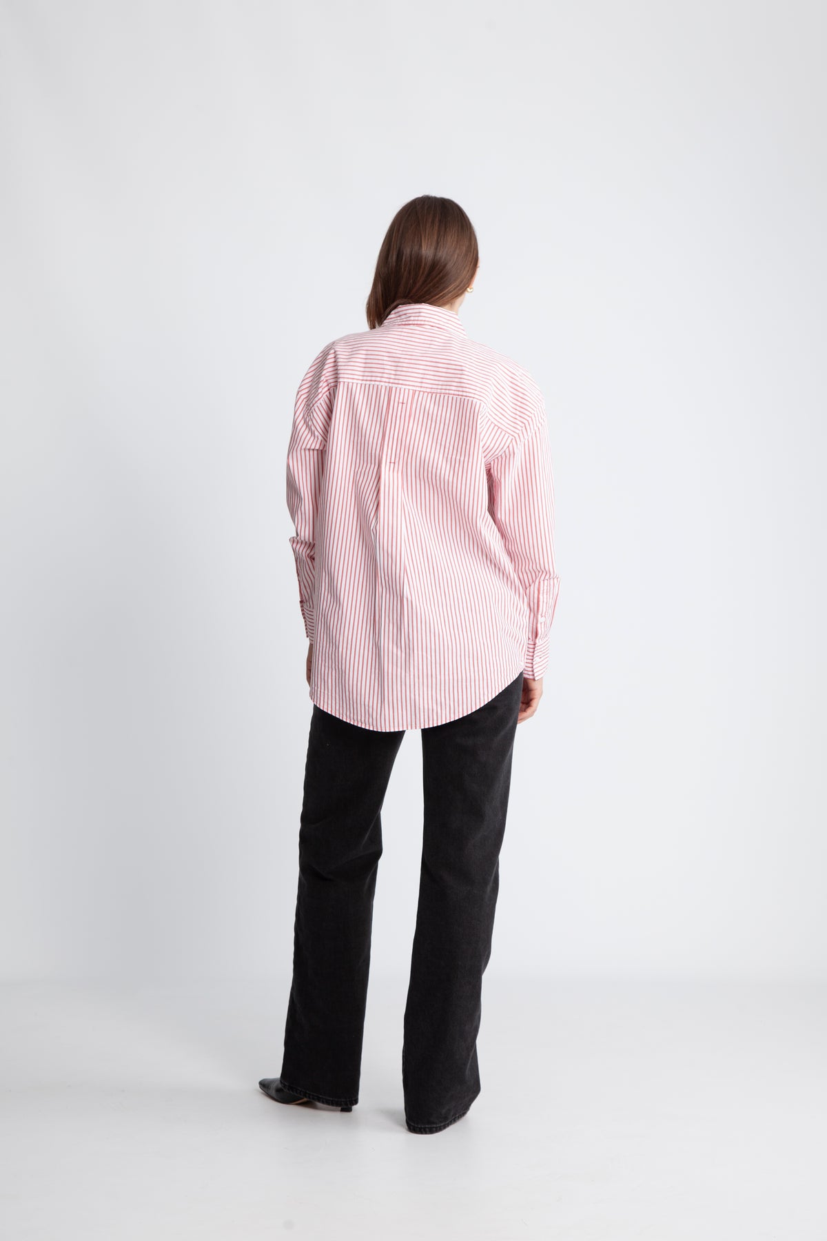 ParinazPW Skjorta - Mars Red Stripe