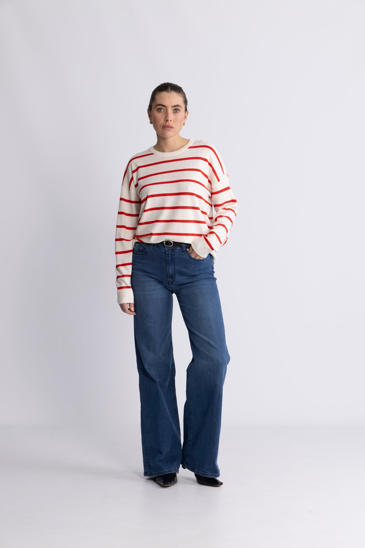 Maura Rachelle Pullover Stp - V Ice Flame S