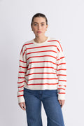 Maura Rachelle Pullover Stp - V Ice Flame S