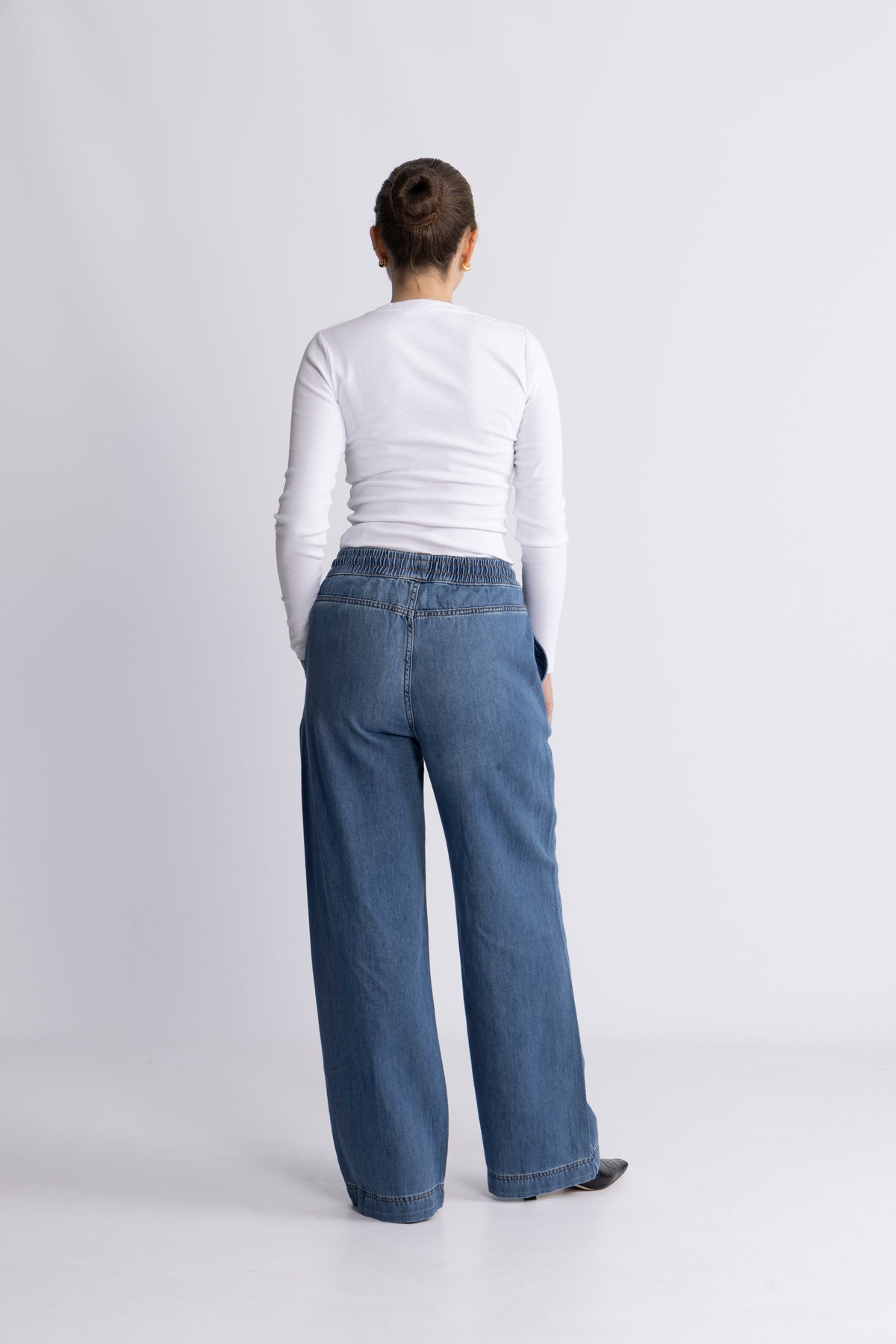 SophinaIW Pullon Pants - Washed Denim