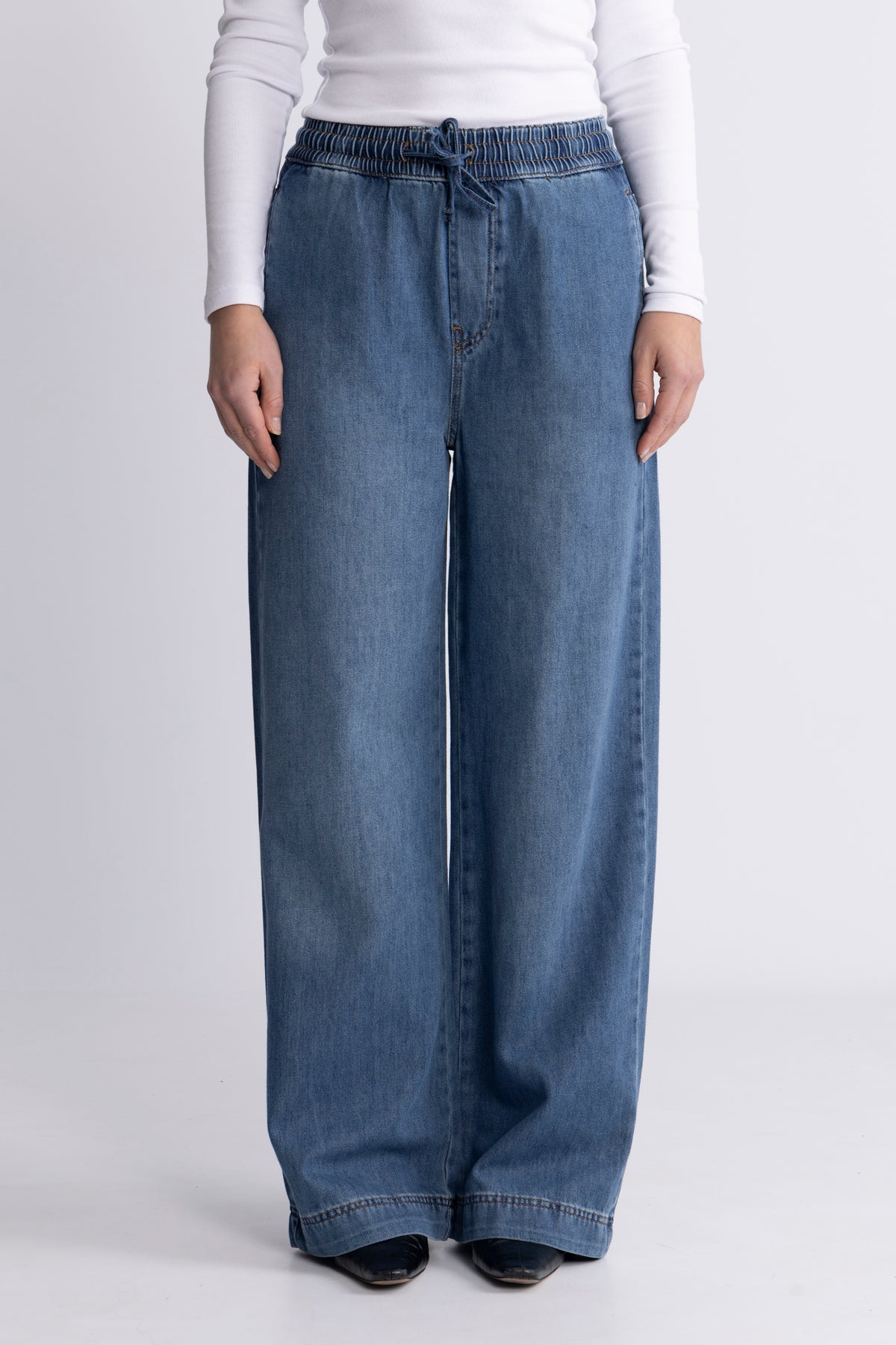 SophinaIW Pullon Pants - Washed Denim