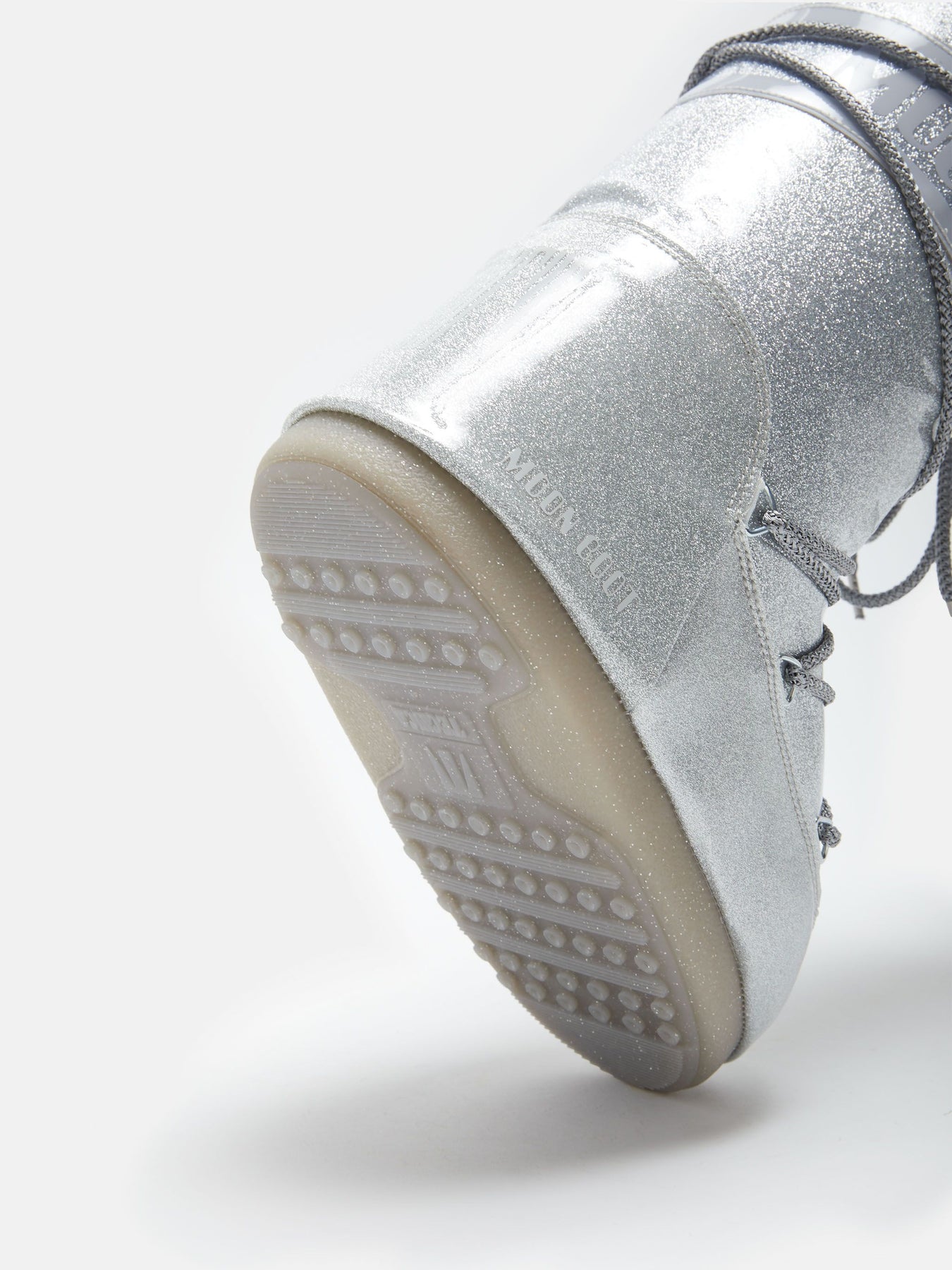 Moon Boot Icon Glitter - Silver