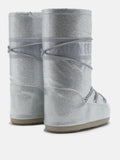 Moon Boot Icon Glitter - Silver