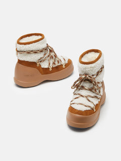 Luna Shearling - Whisky/Off White