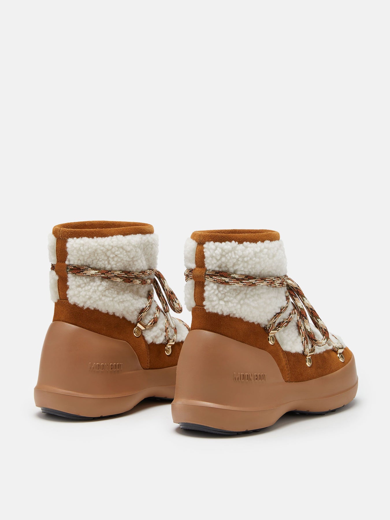 Luna Shearling - Whisky/Off White