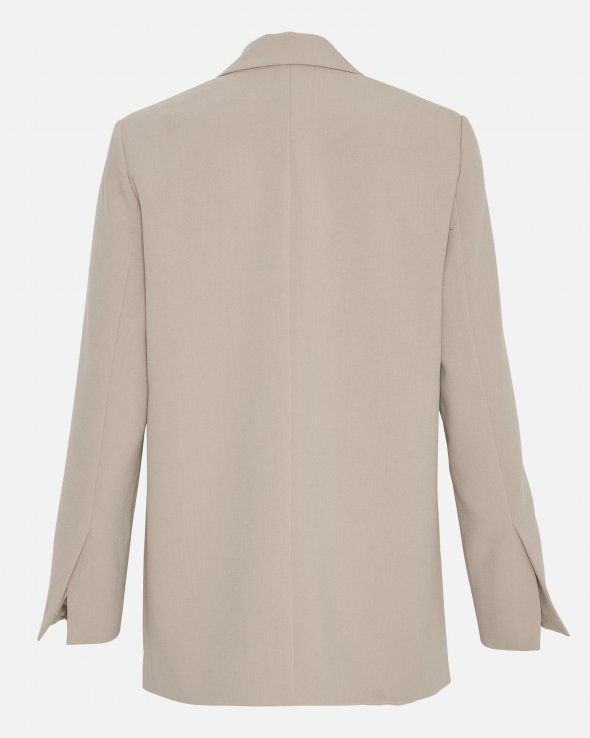 Barbine Slit Blazer - Trench Coat