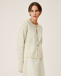 Eliza Nenaya Cardigan Stp - R Yellow/V Ice