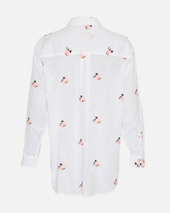 Elvyne Emb Shirt - Bright White