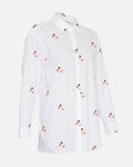 Elvyne Emb Shirt - Bright White